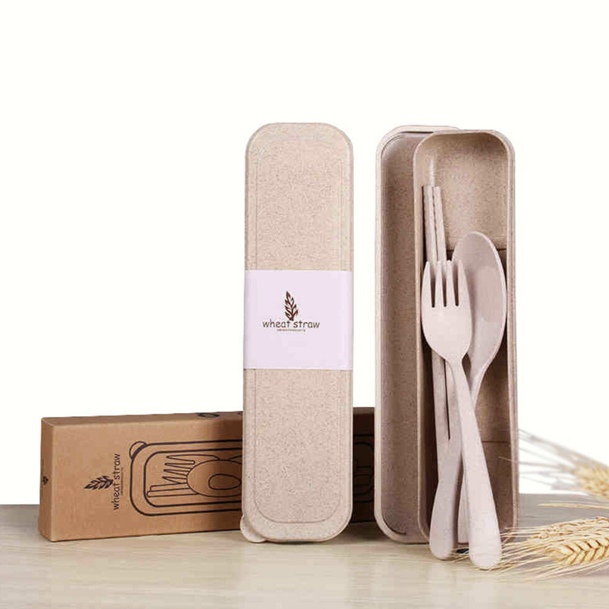 Wheat Cutlery Travel Set